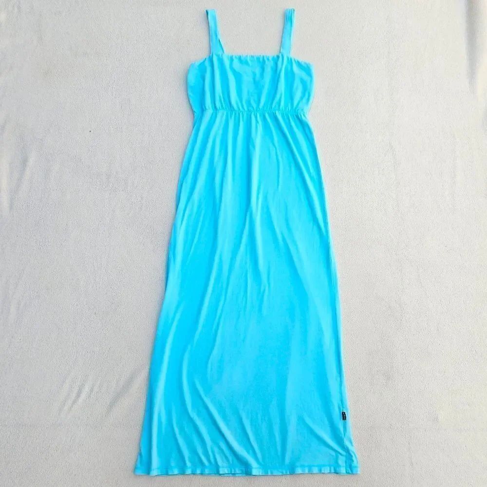 T2Love Blue Tank Top Maxi Dress Size 12